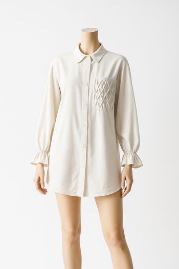 Chemise blanc cassé