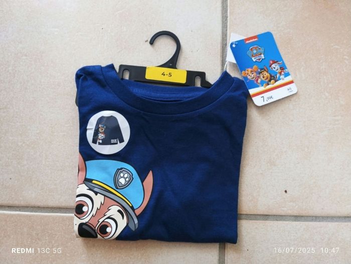 T-shirt Pat patrouille taille 4 ans