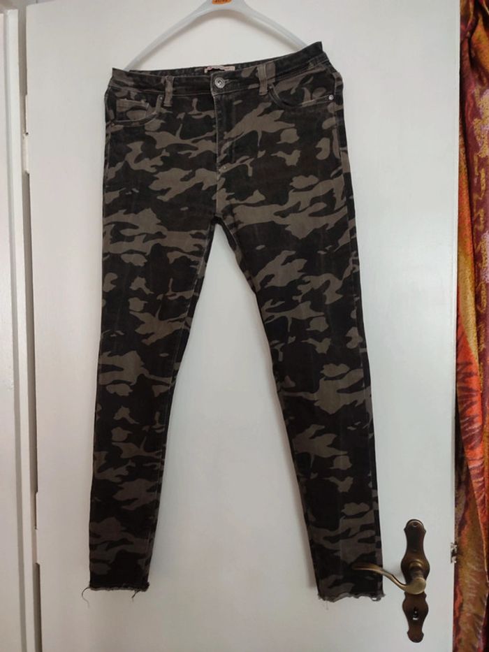 Jean skinny militaire taille 42 / XL Lemone