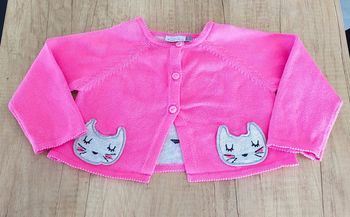 Gilet boléro rose Catimini 9 mois