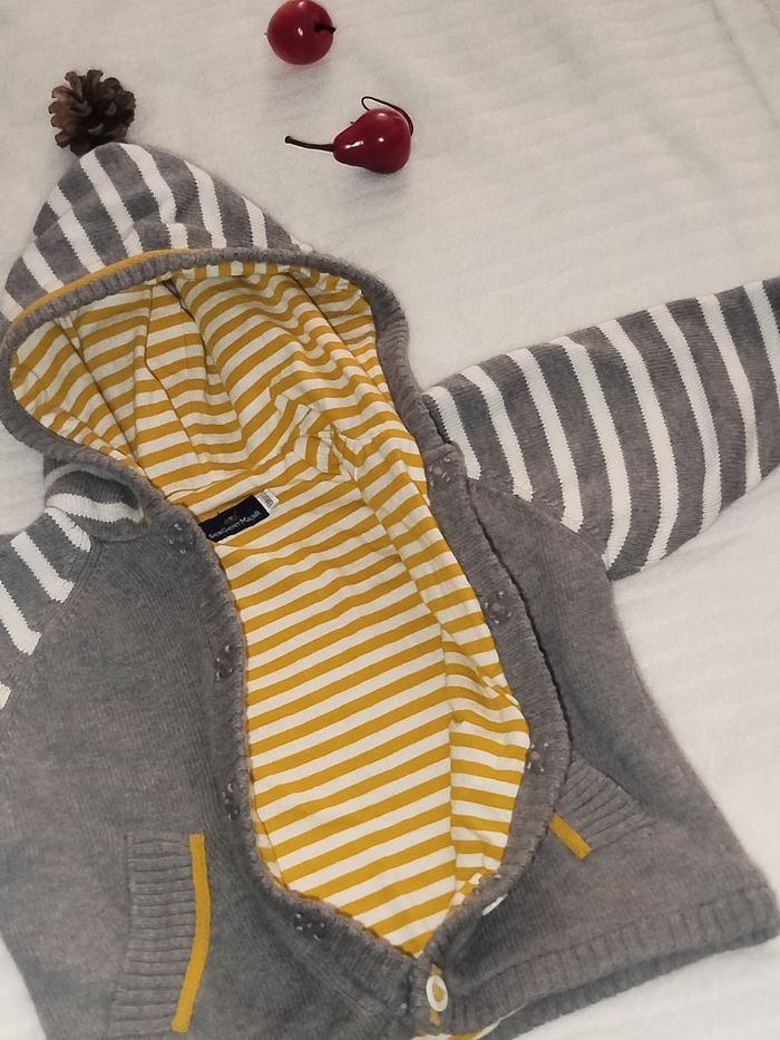 Sergent Major Cardigan Garçon 6 mois . Neuf - photo numéro 2