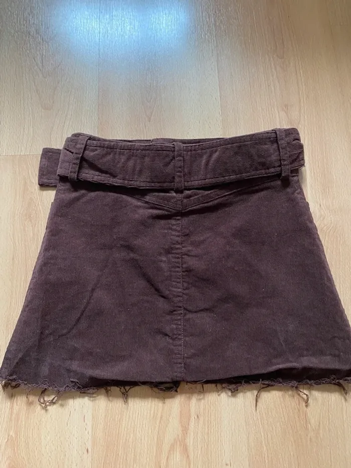 Jupe en velours marron - Boutique Indépendante - photo numéro 8