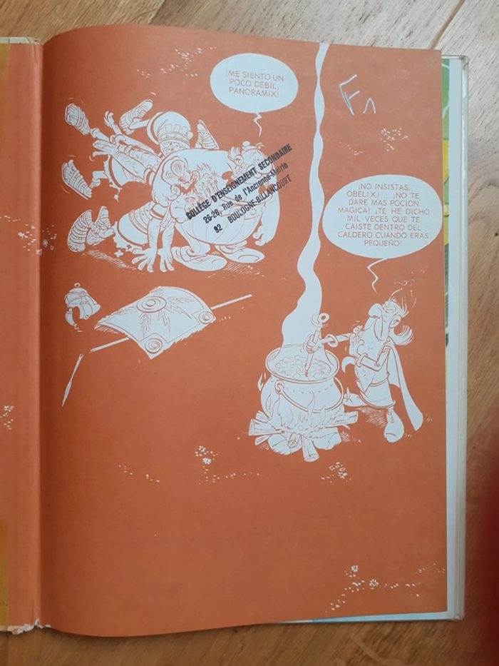 BD Una aventura de Astérix - Astérix y lis Normandos - 1969 - photo numéro 4