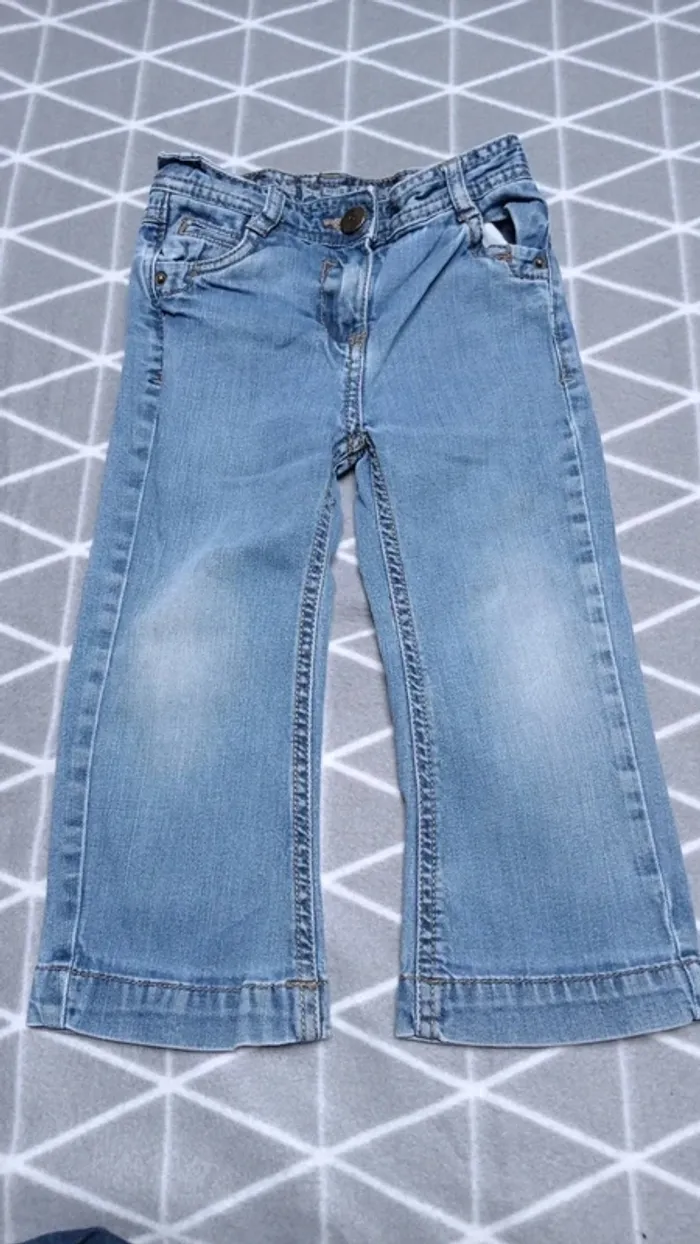 🦁 Lot 2 jeans, 2 ans - photo numéro 5