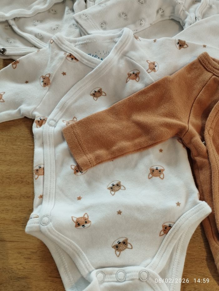 Lot de bodies manches longues - photo numéro 3