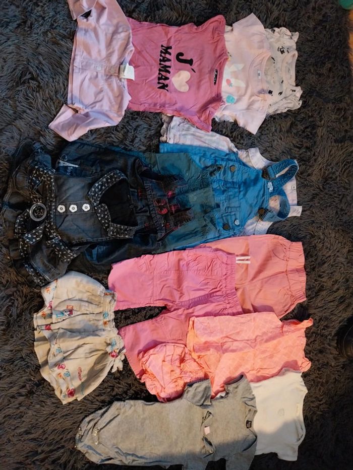 Lot fille 6 mois taille 68 - photo numéro 2