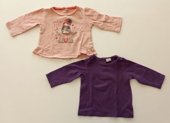 Lot 2 tee-shirt manches longues