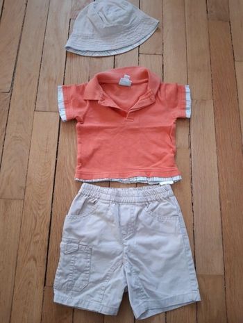 Ensemble Short/T-shirt Verbaudet (9M)