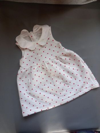Robe à cœurs 3 mois