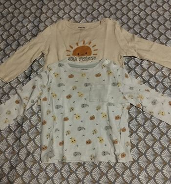 2 tee-shirts 9 mois