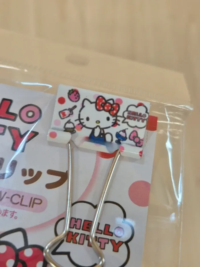 Set 3 double clips Hello Kitty - photo numéro 3