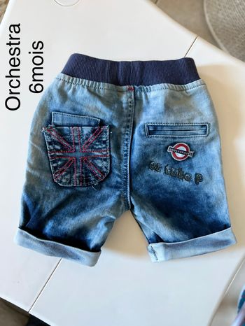 Short en jean 6 mois orchestra