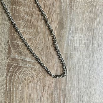 Collier chaine • argenté • Neuf 🌿