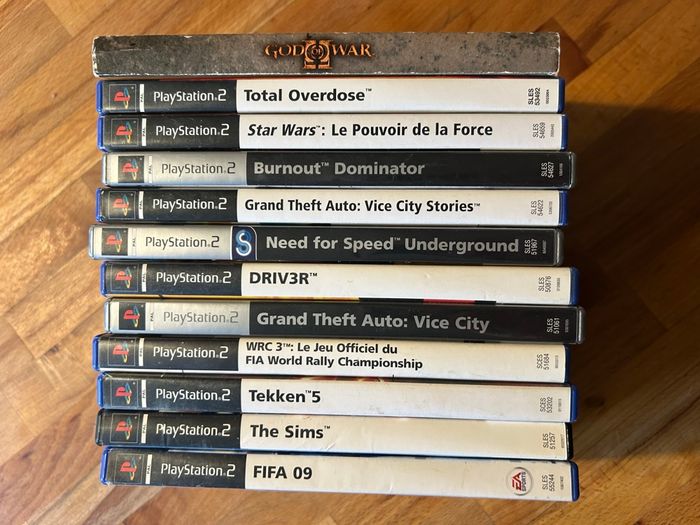 Lot de jeux Ps2
