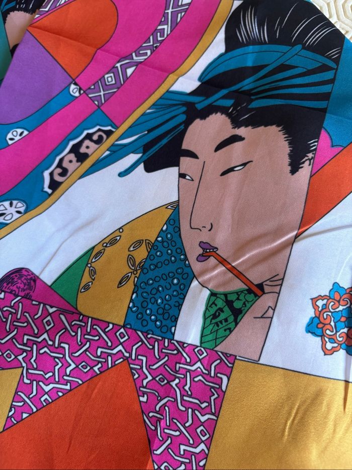 Yukata Kimono Japonais imprimé - photo numéro 2
