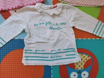 Haut à manches longues DPAM 12 mois