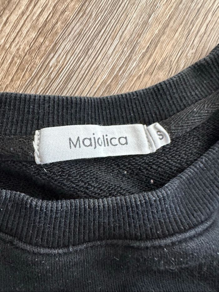 - Sweat Majolica      - Taille S - Très Bon état, petit défaut sur 2 lettres - photo numéro 3