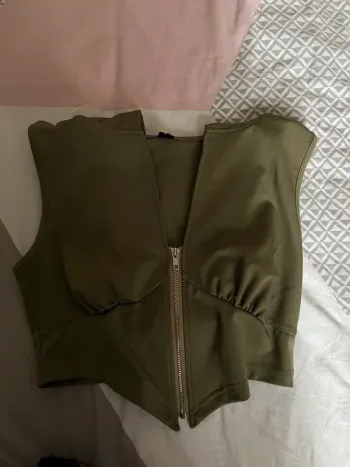 Sweat-shirt corset sans manches