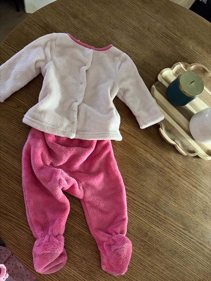 Pyjama 2 pièces 9 mois filles - photo numéro 2