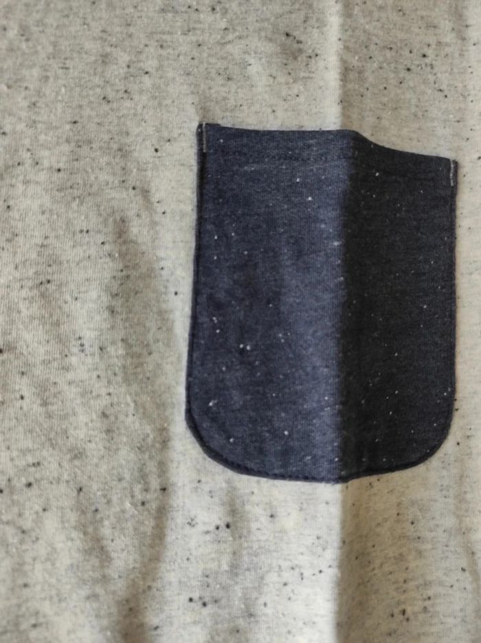 T shirt gris chiné - photo numéro 4