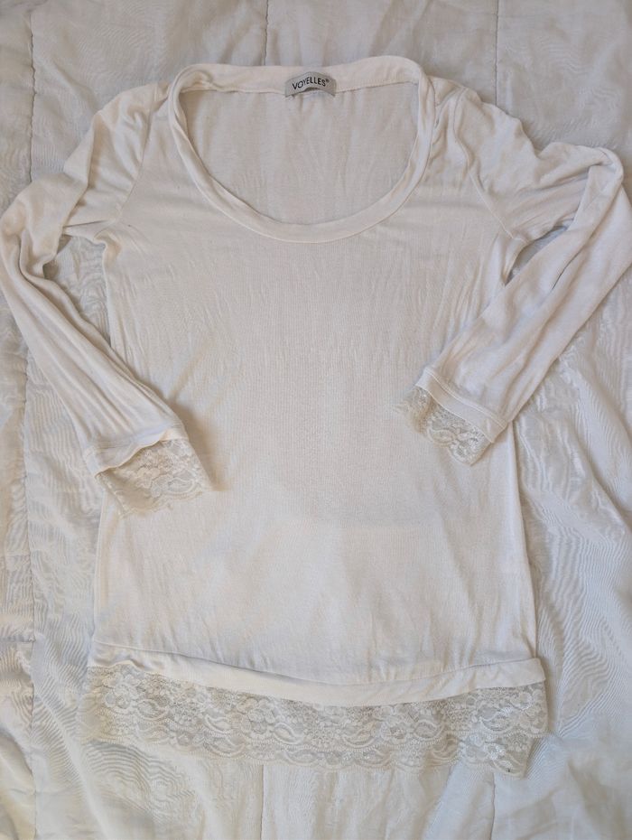 T-shirt dentelle