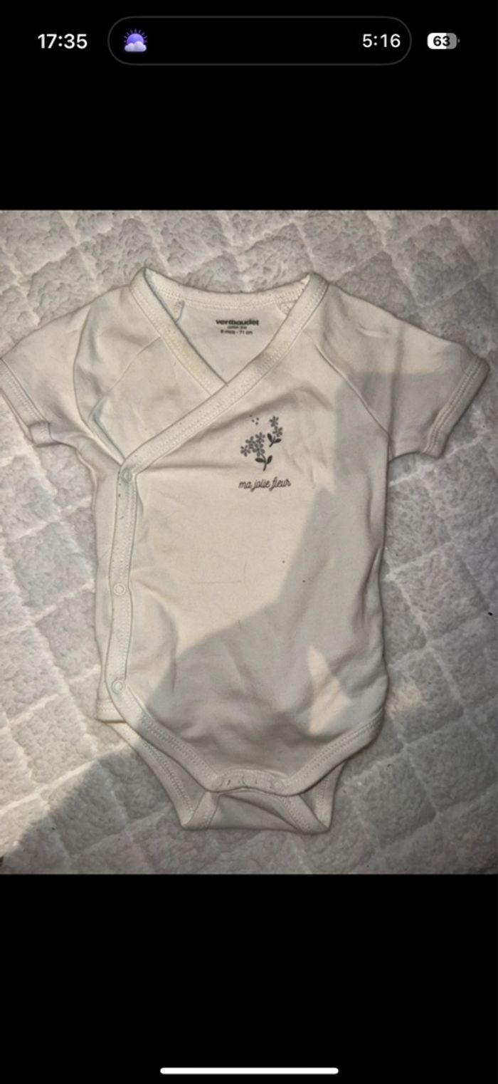 Lot 5 body manches courtes VERTBAUDET - photo numéro 4