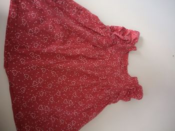 Robe corail coton