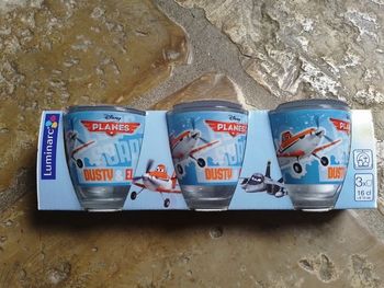 Lot de verres Planes