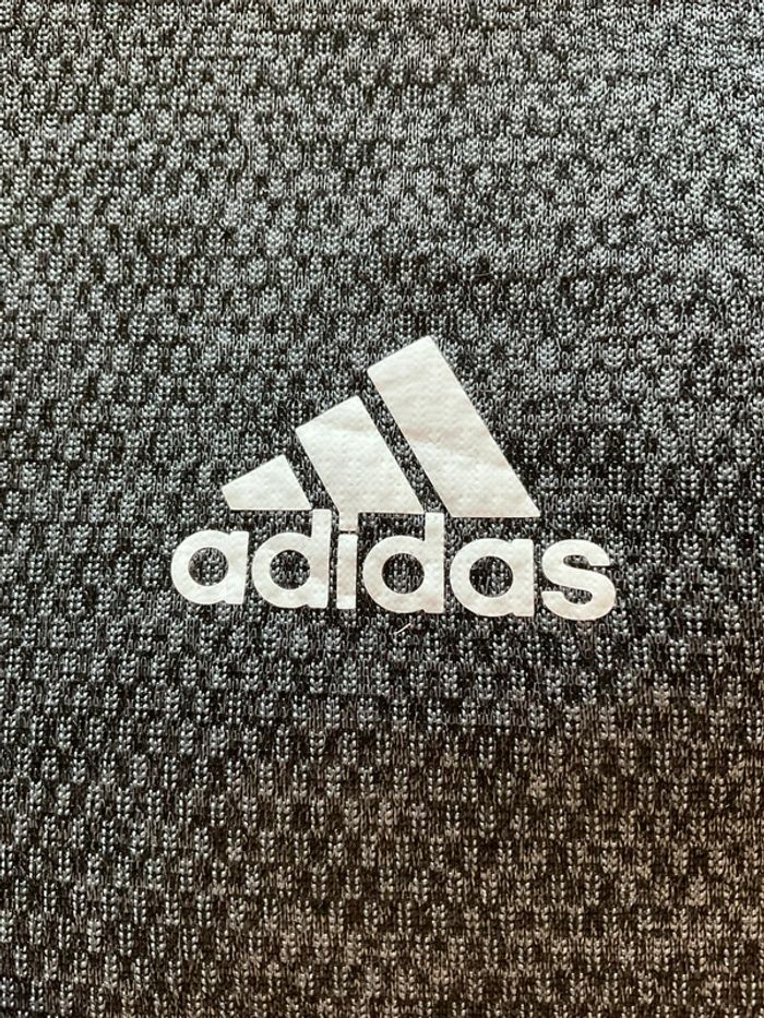 Sweat zippé à capuche pour homme Adidas gris foncé taille L 193 - photo numéro 4