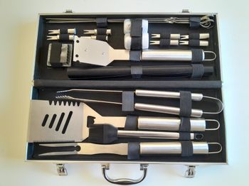 Mallette complète barbecue Poligo 21 pièces