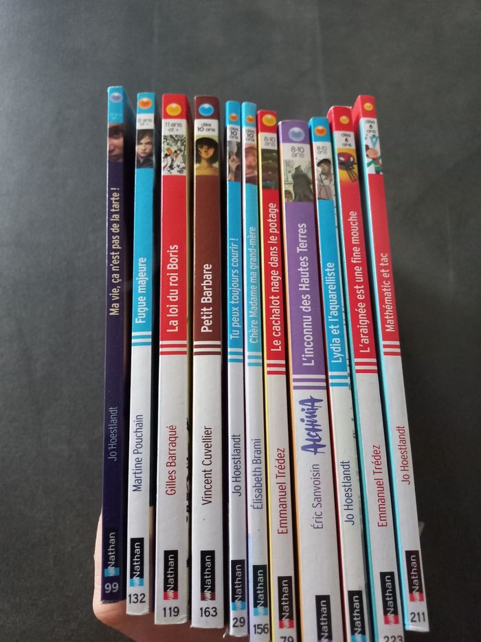 Lot 11 livres nathan poche enfant - photo numéro 3