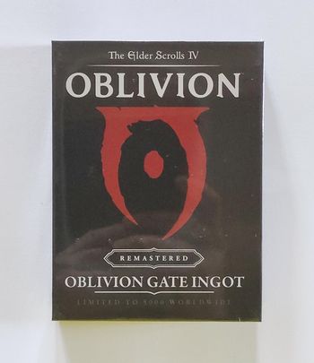 THE ELDER SCROLLS OBLIVION - Porte d'Oblivion - Lingot - Édition Limitée