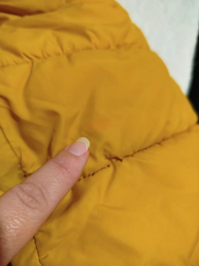 Doudoune jaune moutarde - photo numéro 4