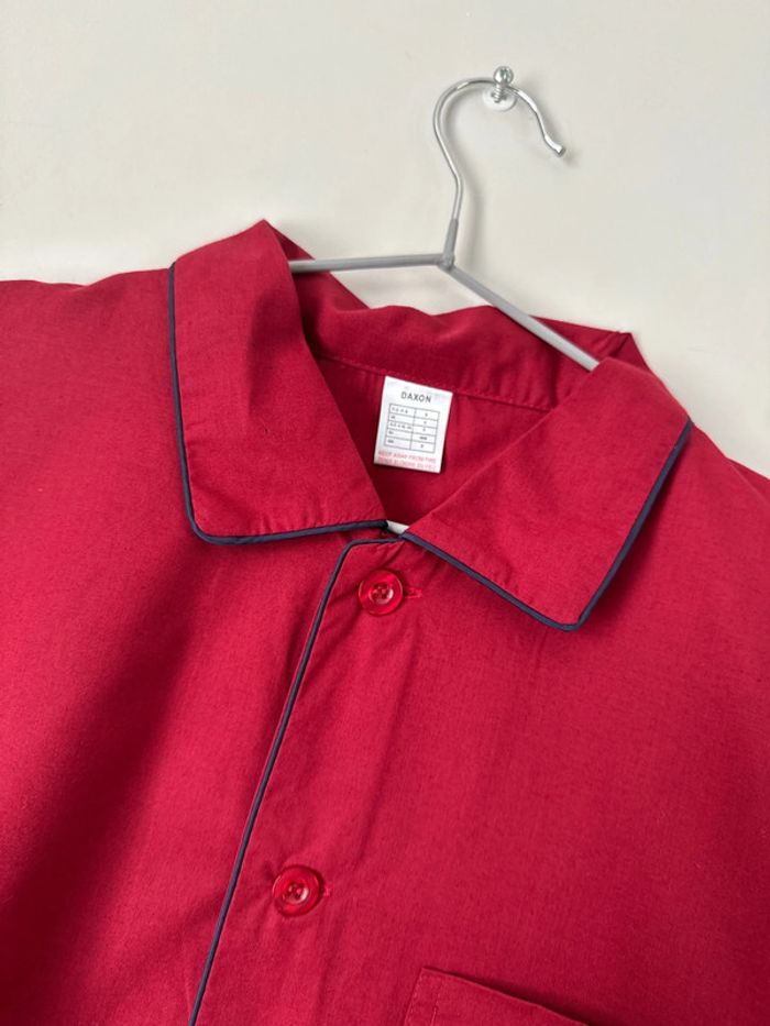 🥼 blouse de travail - bordeaux - Daxon- taille S neuf sans étiquette - photo numéro 2