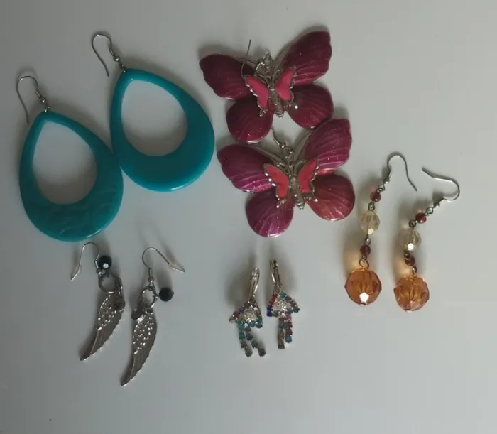 Lot boucles d'oreilles