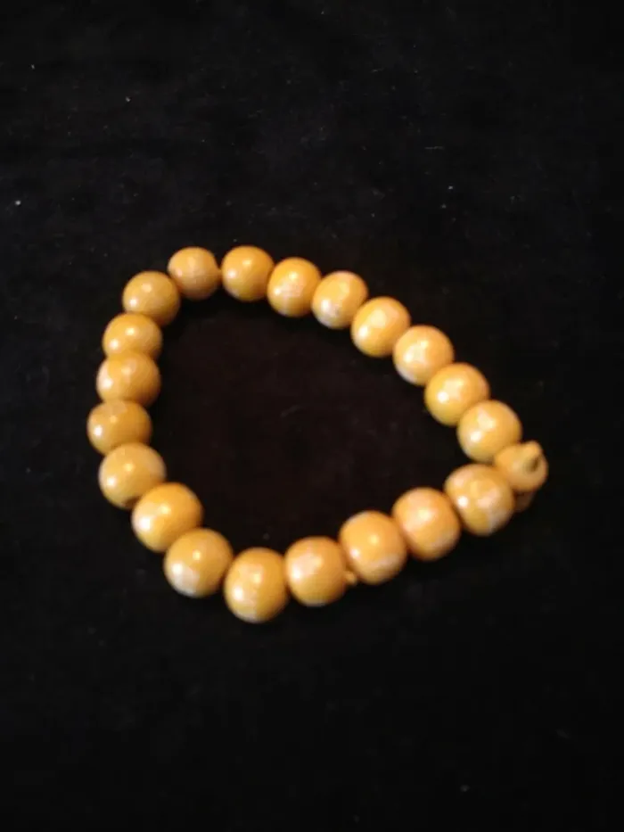 Bracelet Perle Nous orange - photo numéro 2