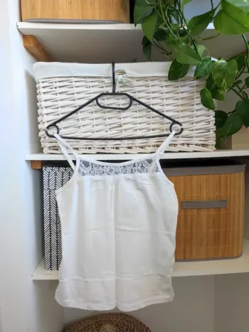 Débardeur blanc taille 36