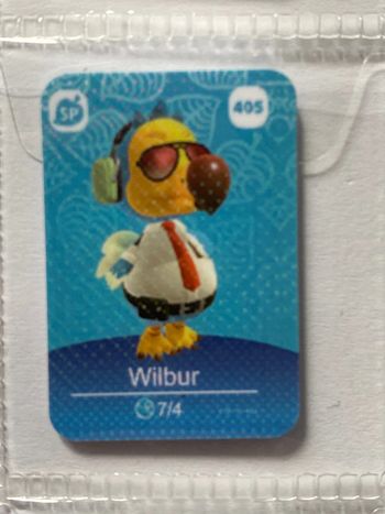 mini carte amiibo  wilbur