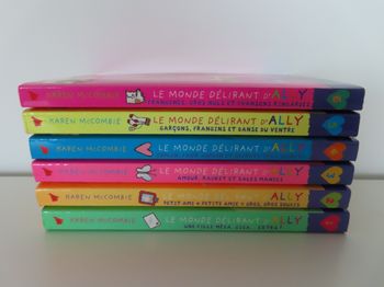 Lot livres - Le monde délirant d'Ally - Tomes 1 à 6