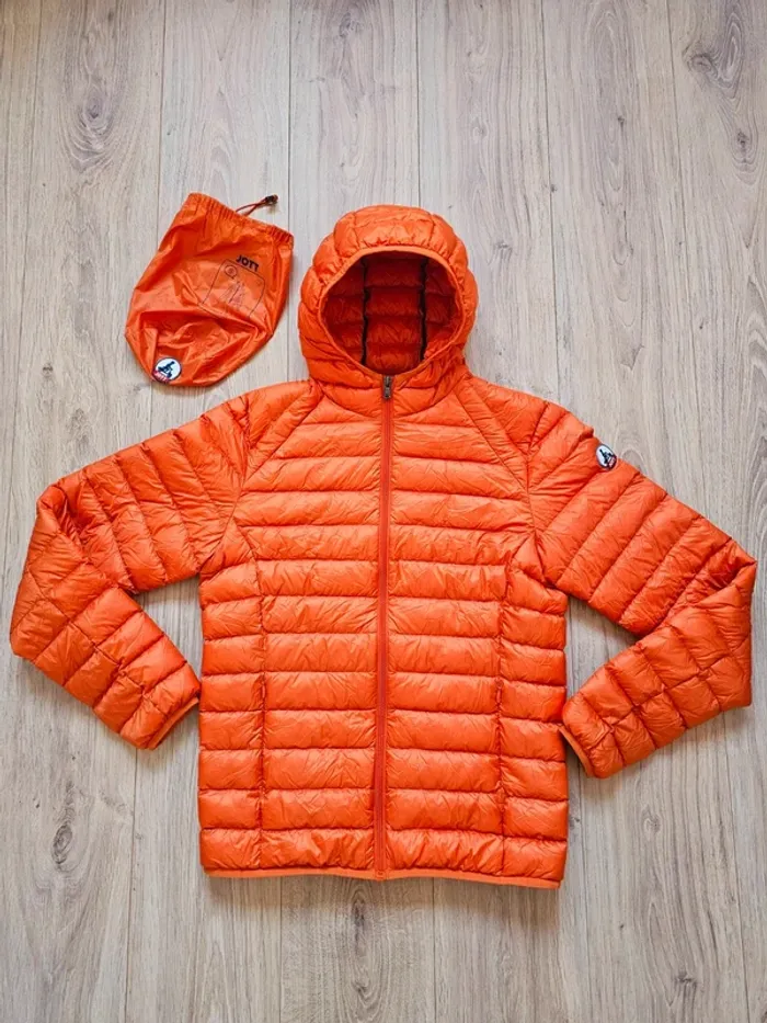 Doudoune Jott Nico rouge feu S homme avec capuche neuve