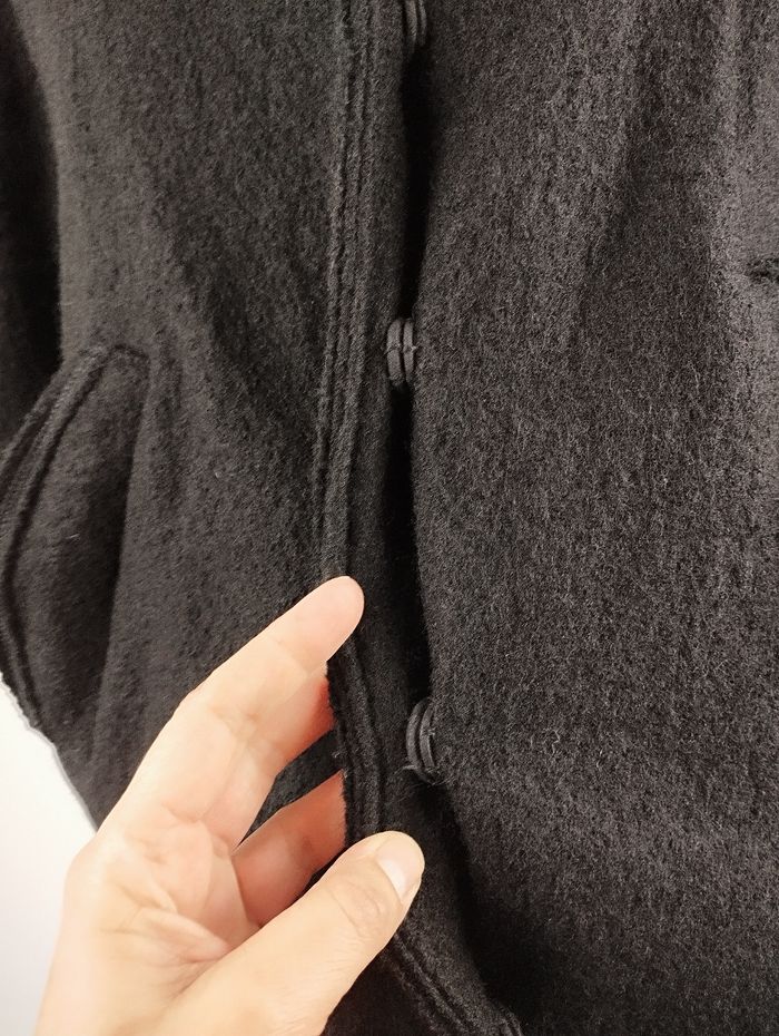 Manteau ou poncho en laine taille 40 - photo numéro 4