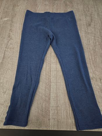 Pantalon fille simili velours