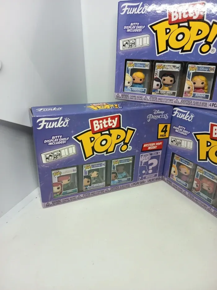 Lot de 3 Boite - Funko Bitty Pop - Disney Princesses - photo numéro 2