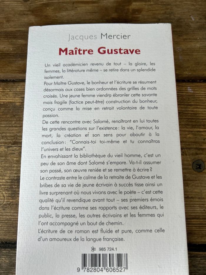 Maître gustave - photo numéro 2