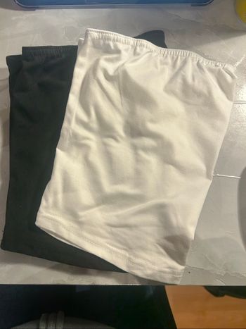 Lot de 2 tops bandeau noir et blanc – SHEIN – Taille M - Neufs sans étiquette