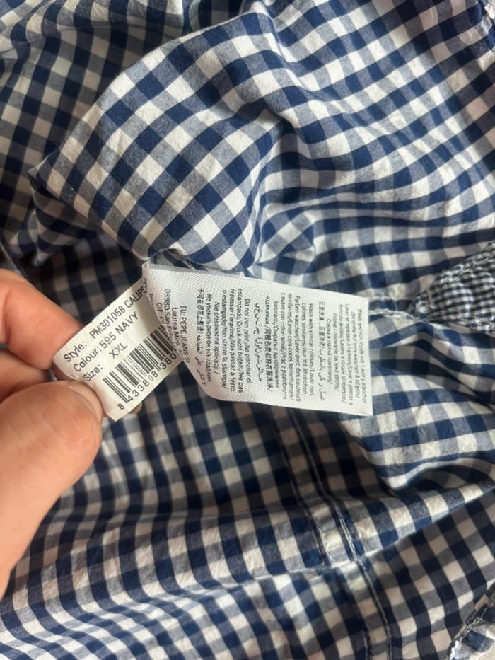 Chemise Pepe Jeans à carreaux - Taille XXL Slim Fit - photo numéro 11