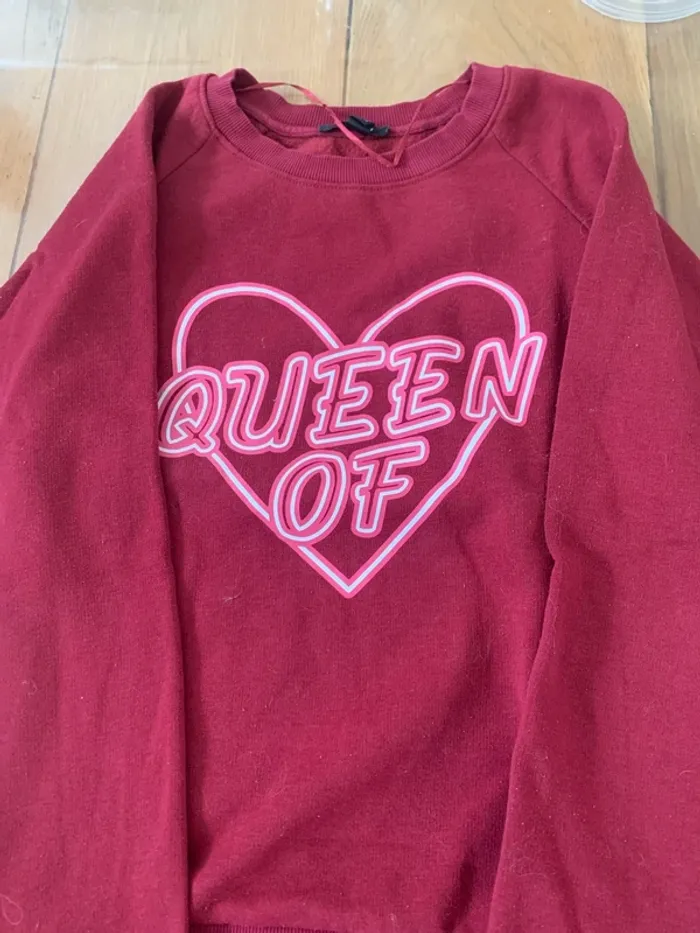 Pull bordeaux XS