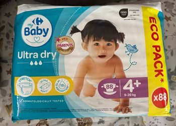 Couche taille 4+ My baby carrefour eco pack Neuf