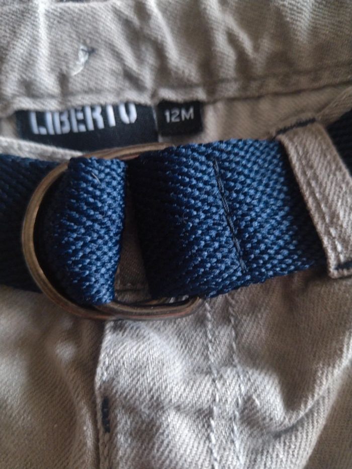 Ensemble tee shirt et short Liberto Taille 12 mois. - photo numéro 4