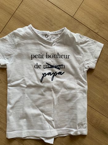 Tee-shirt manches courtes 9 mois